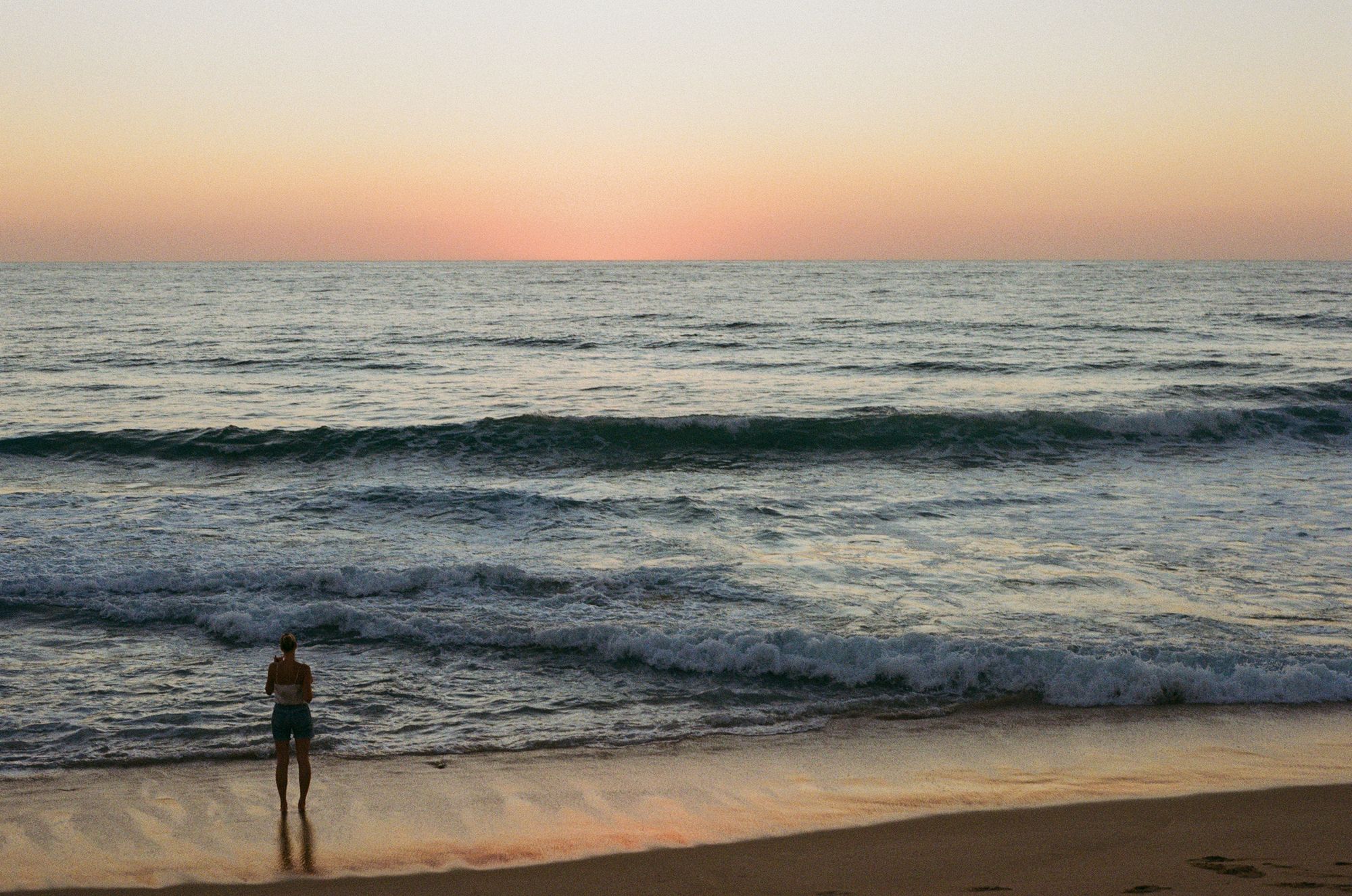 Dusk over the Pacific from Casa del Arte